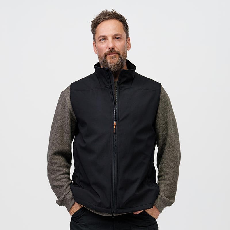 NORDIC HEAT Baterija Šildoma Softshell liemenė Juoda | GARANTIJA 24 mėn.
