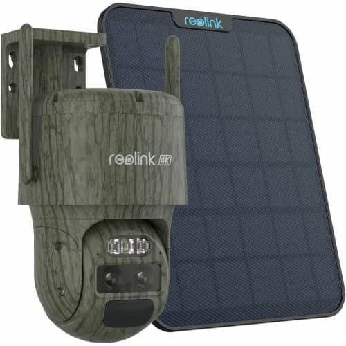 Reolink G770 TrackMix CAMO LTE 4G PTZ 8Mpix su saulės plokšte
